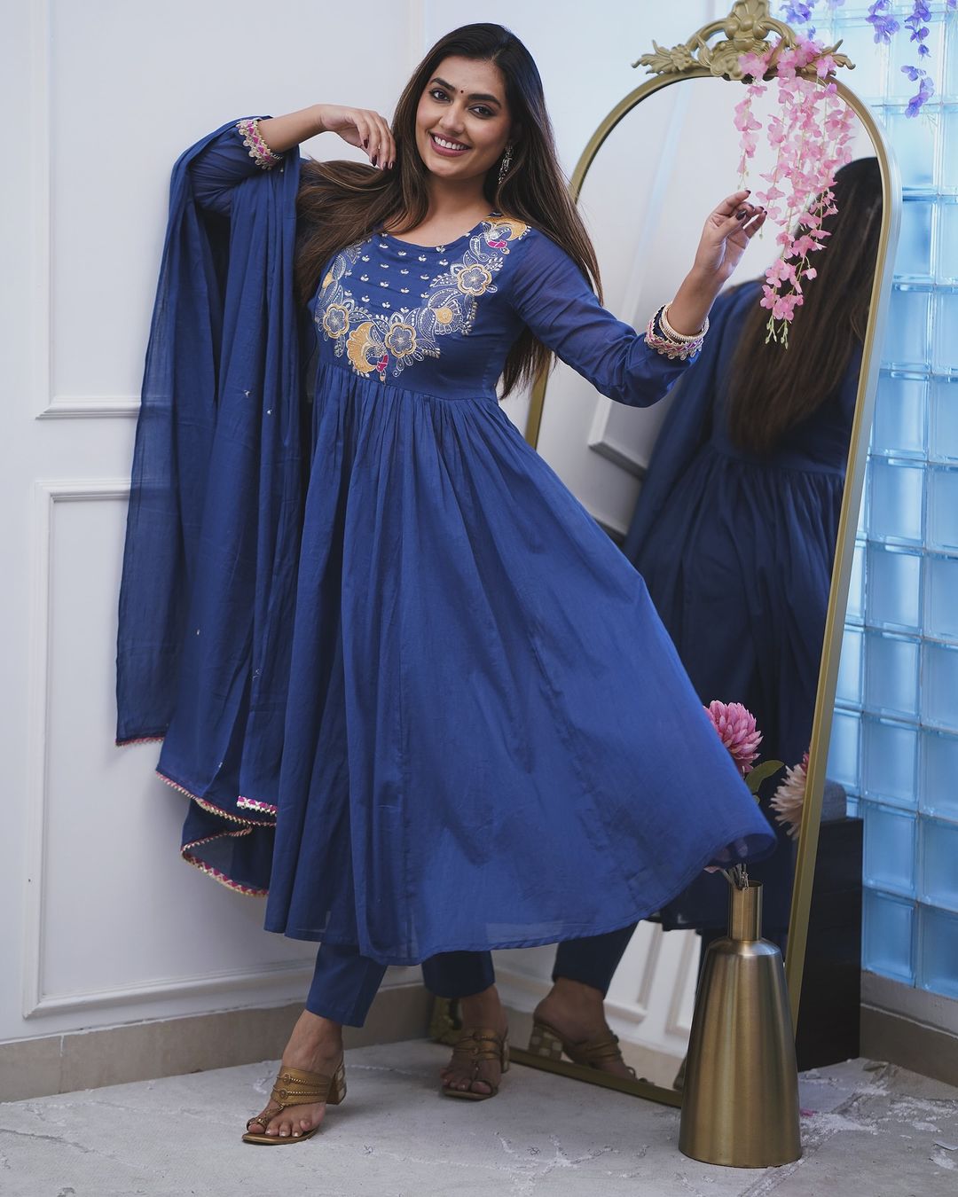 Blue Kurta Suit Set